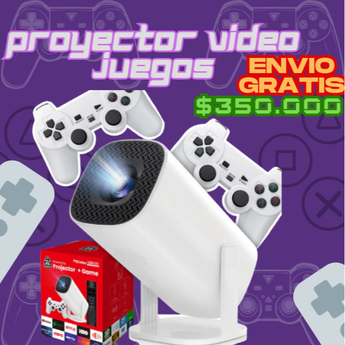 PROYECTOR HY300 + VIDEOJUEGOS
