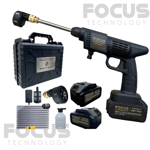 Hidrolavadora Inalámbrica Profesional 48V Max + Kit Completo