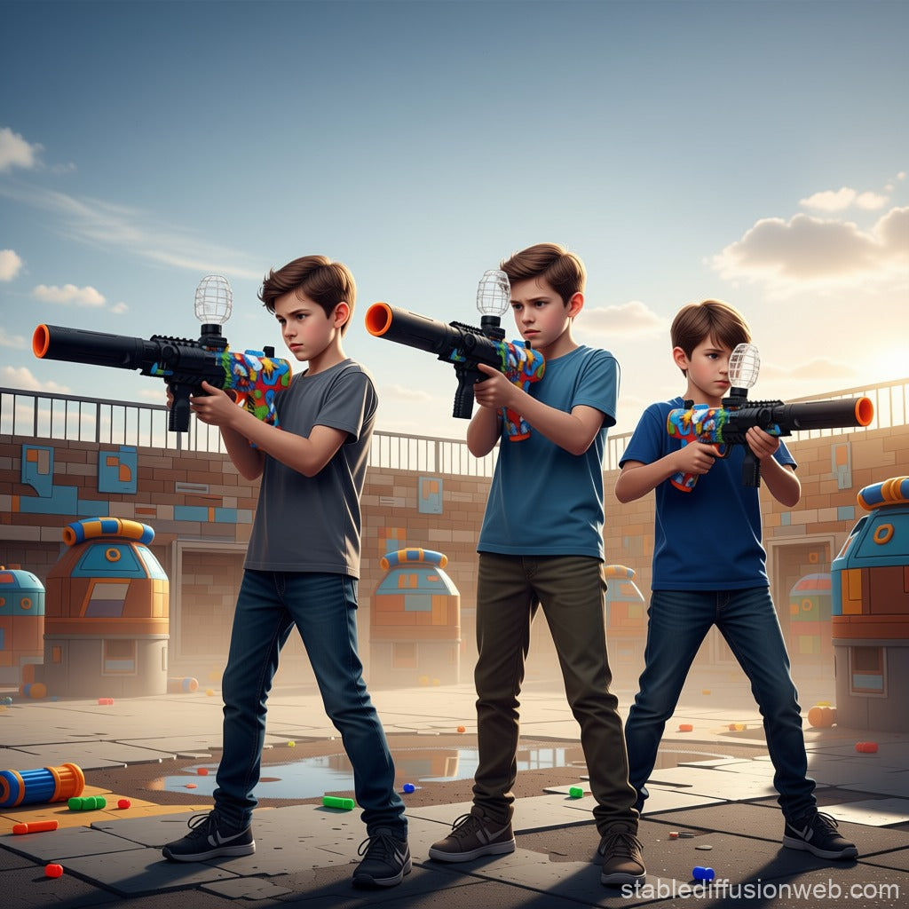 PISTOLA DE HIDROGEL AUTOMATICA M1915